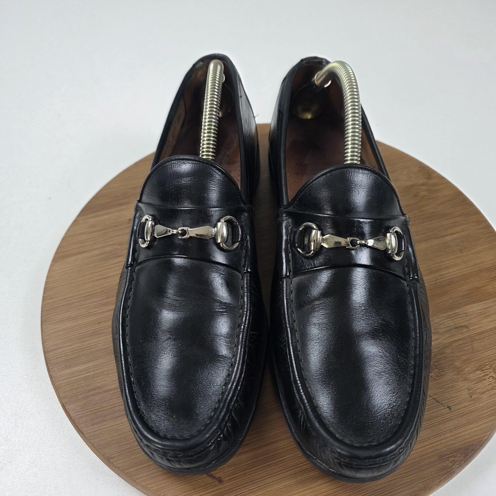 Allen Edmonds Horsebit Loafers Shoes Mens 10.5 D Black Leather Slip On Dress USA